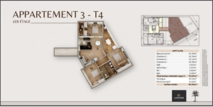 t4 à la vente -   97400  SAINT DENIS, surface 75 m2 vente t4 - UBI480019412
